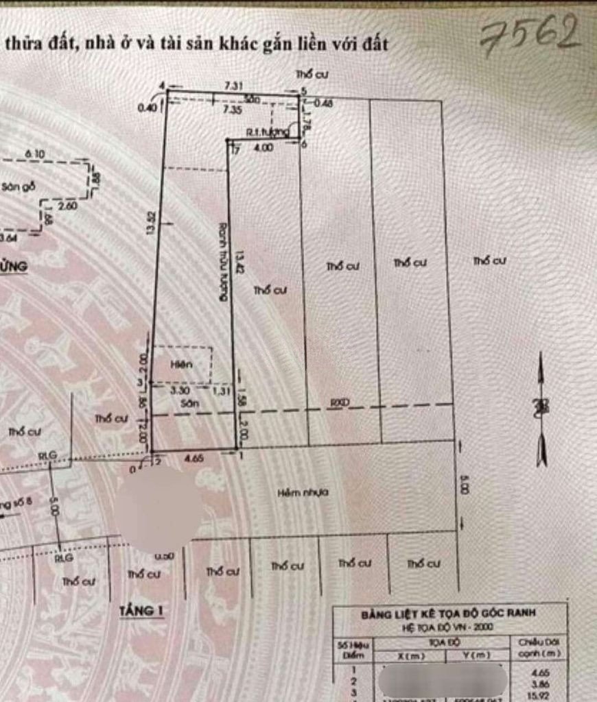 Đất 4,7 hậu 7,3 x 20 hẻm 5m 1/ Đường Số 8, gần trường Nguyễn Du 5,4 tỷ