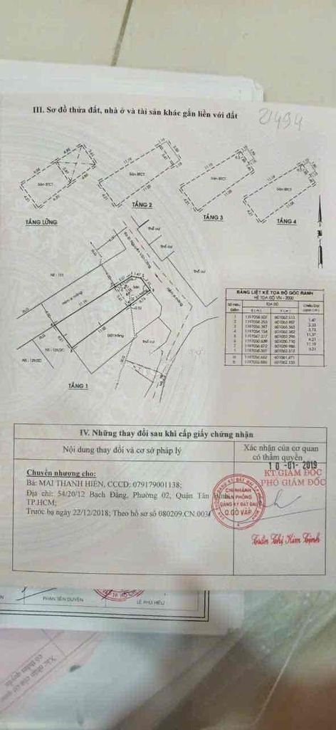 BÁN NHÀ địa chỉ:129/2B Nguyễn Văn Công, p3, Quận Gò Vấp 9,25 tỷ - 60m2