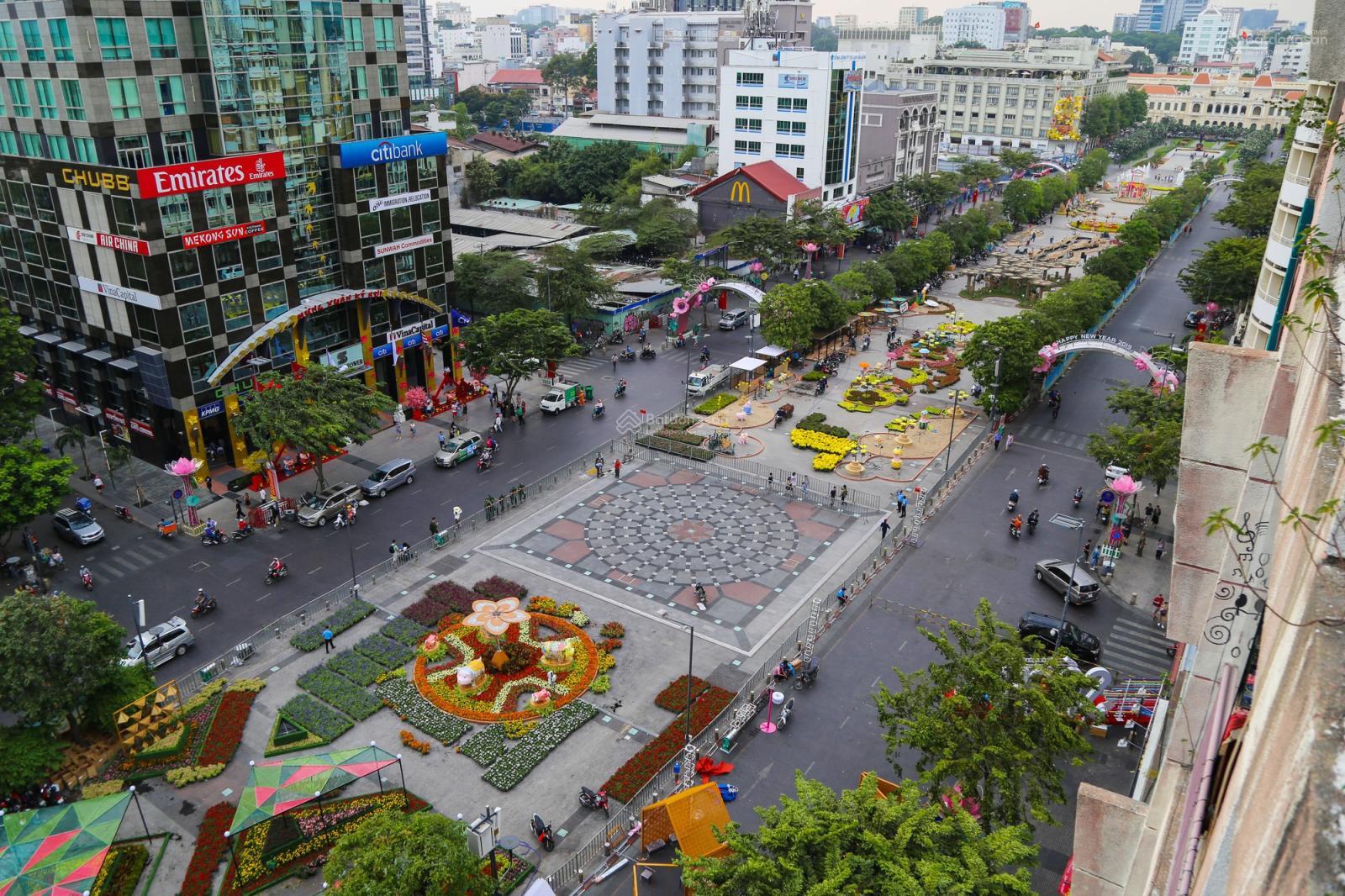 Hàng hiếm mặt tiền Nguyễn Huệ, Phường Bến Nghé, Quận 1. DT = 5 x 24m = 120m2 = 4T giá sốc 160 tỷ TL