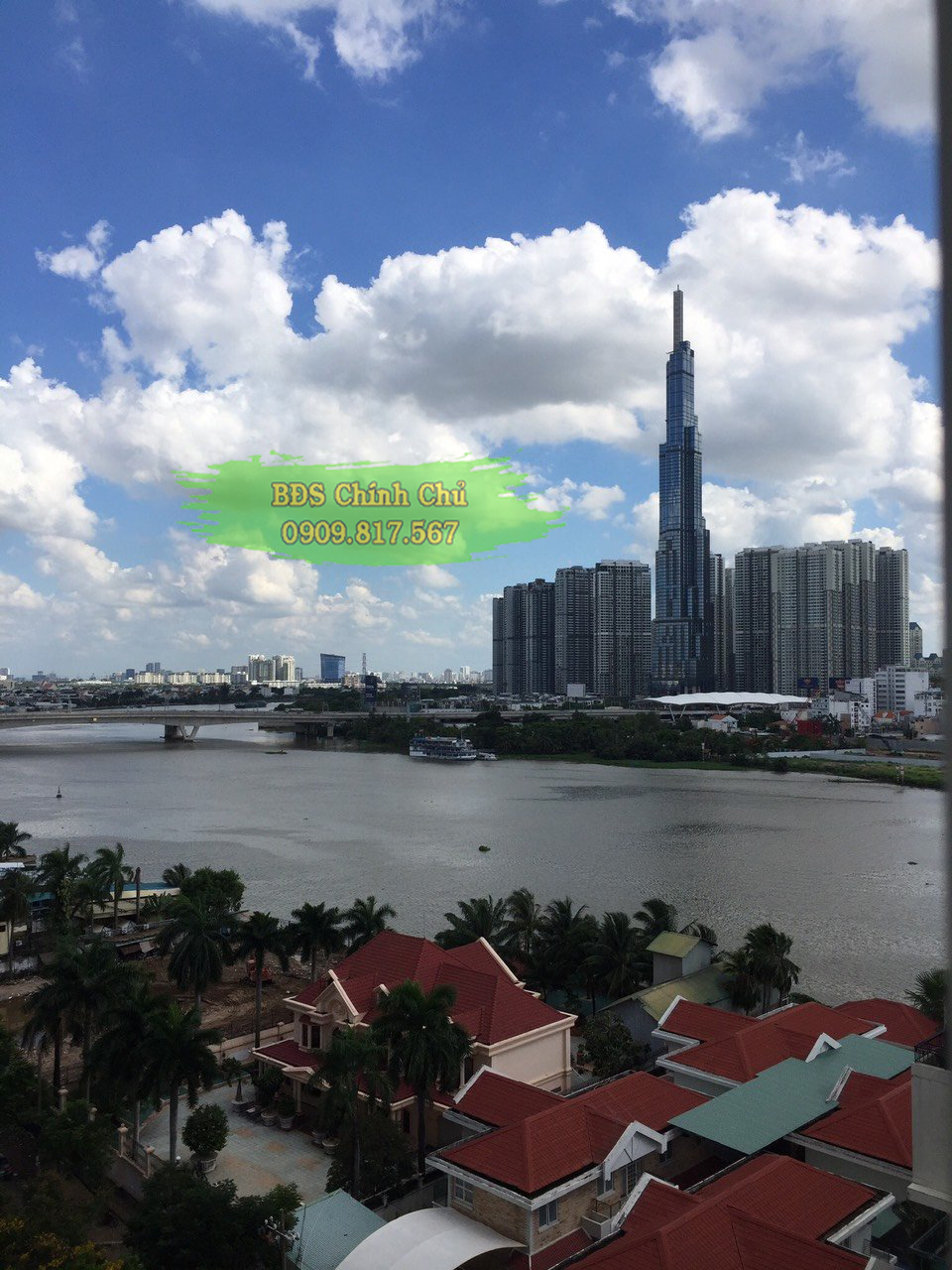 Căn hộ cao cấp Hoàng Anh ReverView, view sông Saigon, view Landmark 81 tầng, 4PN