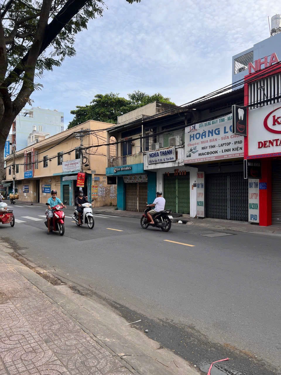 Mặt tiền khu Bàu Cát 110m2, đường 10m giá 10 tỷ bớt lộc 