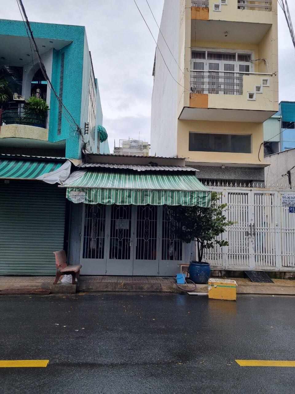 Bán nhà mặt tiền Lê Sao, phường Phú Thạnh, quận Tân Phú, dt 3,6x19m cấp 4 giá 7,2 tỷ
