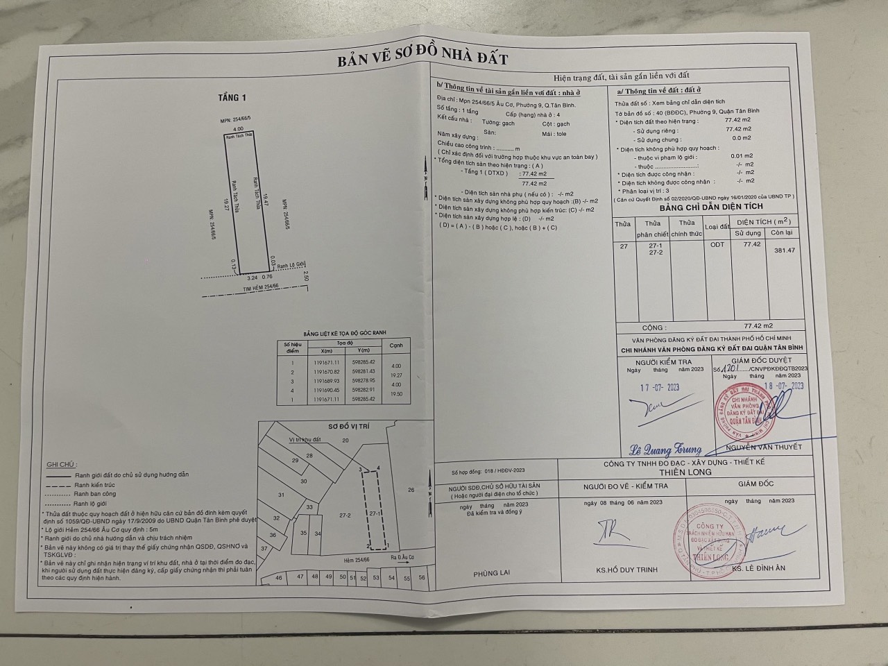 Bán nhà MT hẻm 6m đường thiên phước, phường 9 ,quận 10