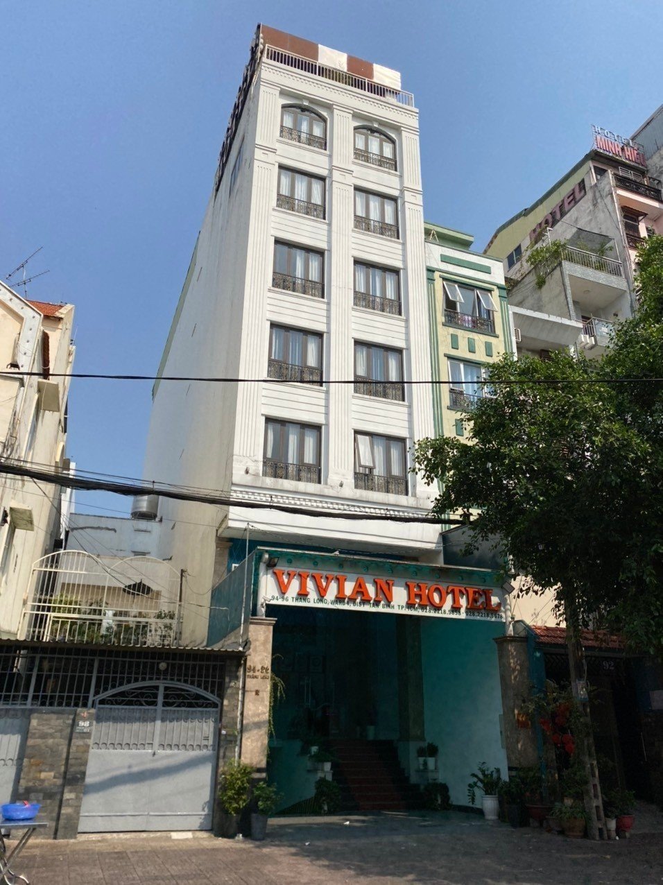 Bán khách sạn 94-96 Thăng Long P4 Tân Bình ,DT:6.2x37 Hầm 5 lầu giá 58 tỷ (LH KIM 0911.72.82.83)