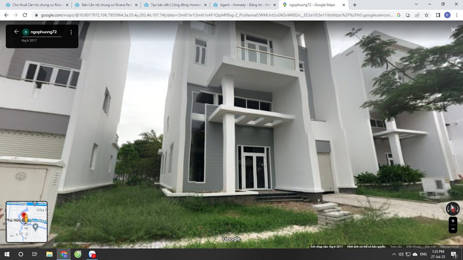 Bán biệt thư Villa Park, Bưng Ông Thoàn, Phú Hữu, 360m2, nhà thô, 2T, 1L, 5pn, 6wc, giá 34 tỷ. LH:  0908730370