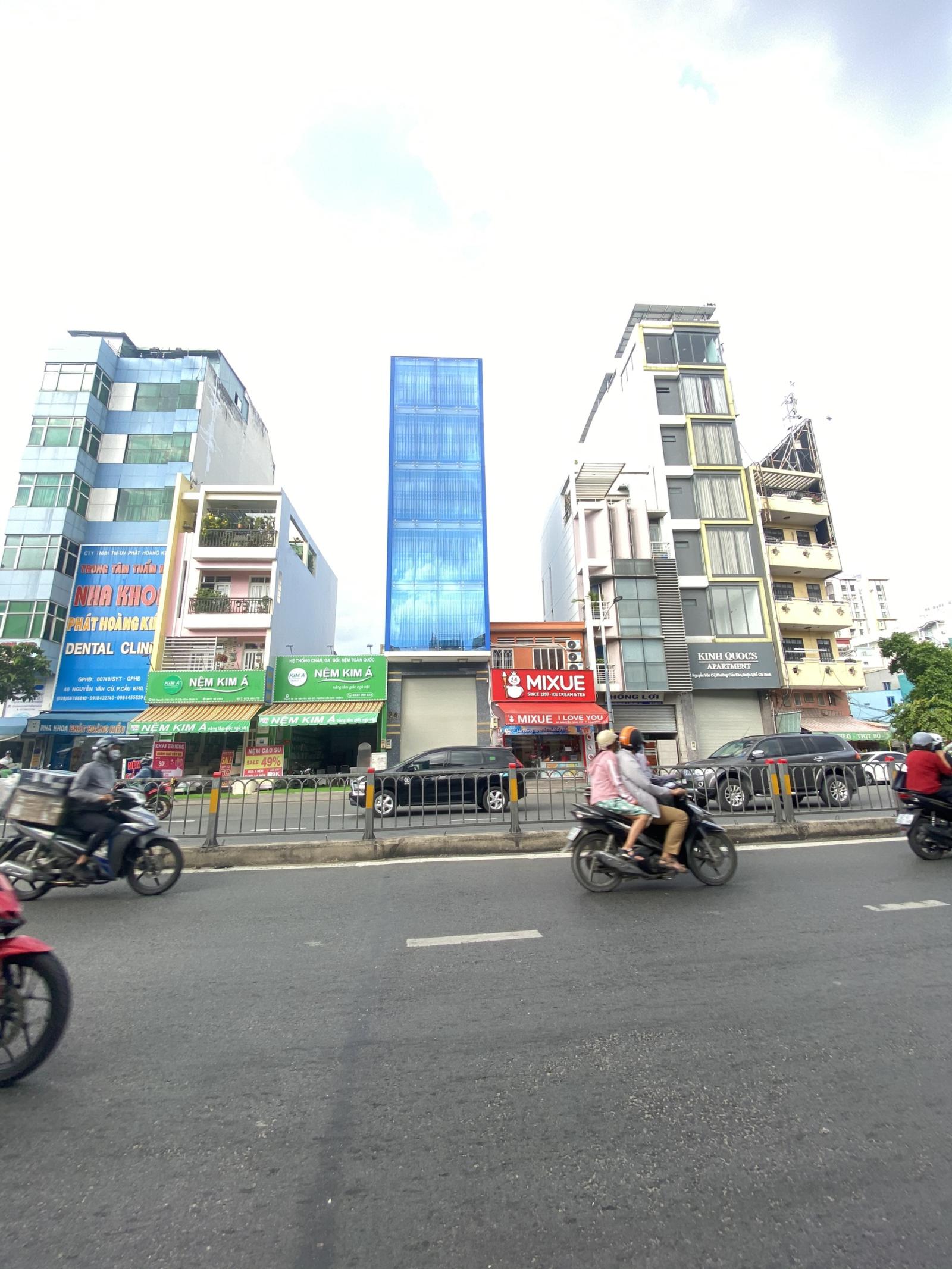BÁN NHÀ mặt tiền Nguyễn Văn Cừ, Q.1 nhà 7 tầng 4,85mx11,5m giá 29 tỷ