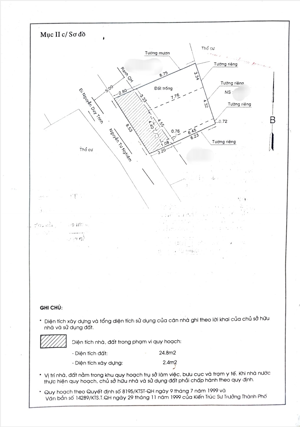 Chính chủ gửi bán nhà mặt tiền đường Nguyễn Tư Nghiêm Quận 2  Dt đất 72m2. Nhà 1 lầu 3 phòng ☎ 0903034123