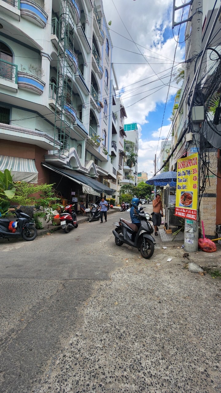 bán nhà hẻm 12m đường trần thiện chánh q10 dt 6,5x17 nhà 1 lầu giá 15,5 tỷ 