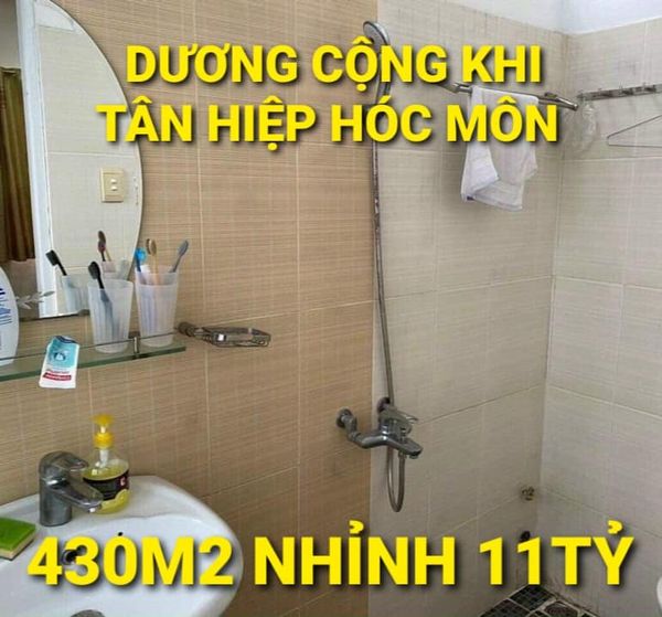 Ngộp - 430m2 nhỉnh 20tr/m2 Dương Công Khi Tân Hiệp Hóc Môn TPHCM