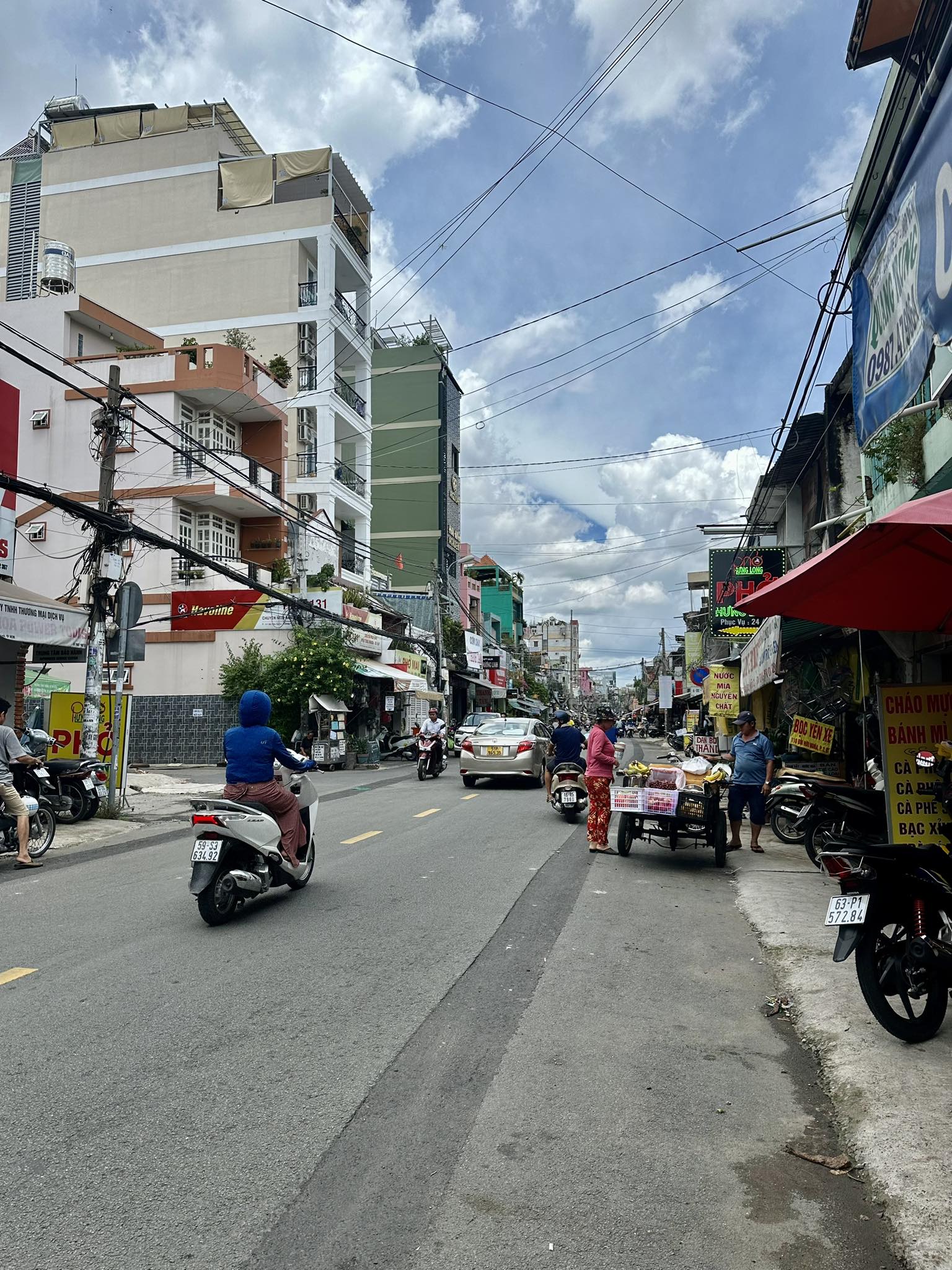 BÁN NHÀ MẶT TIỀN 90M2 NGANG 5M 2 TẦNG 2 PN KINH DOANH ĐỈNH BÙI HỮU NGHĨA 4.5 TỶ.