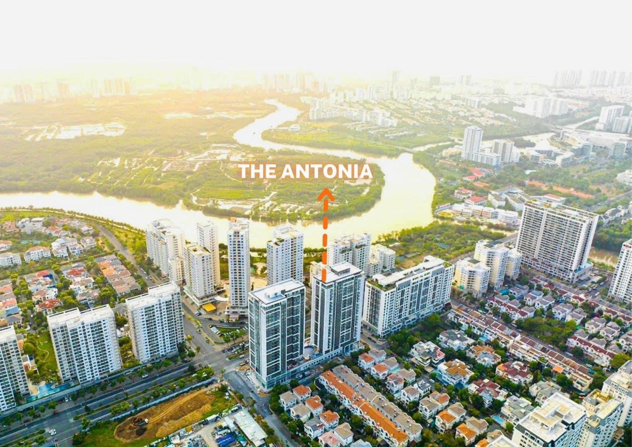 The antonia Phú Mỹ Hưng 2PN diện tích từ 76-89 m2  căn góc mua trực tiếp chủ đầu tư Phú Mỹ Hưng,