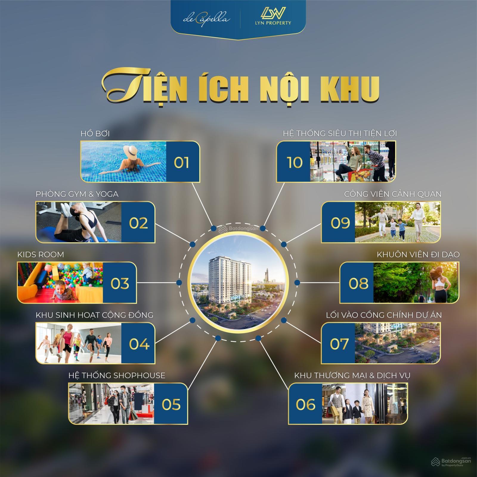 Bán căn Hộ 2PN View Nội Khu De Capella bán chuyển nhượng giá 4.819 tỷ nhà mới 100%