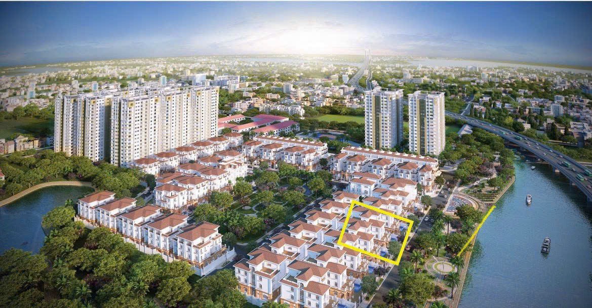 Bán biệt thự đơn lập Cityland Riverside Quận 7 ,DT đất 369m view trực diện sông công viên