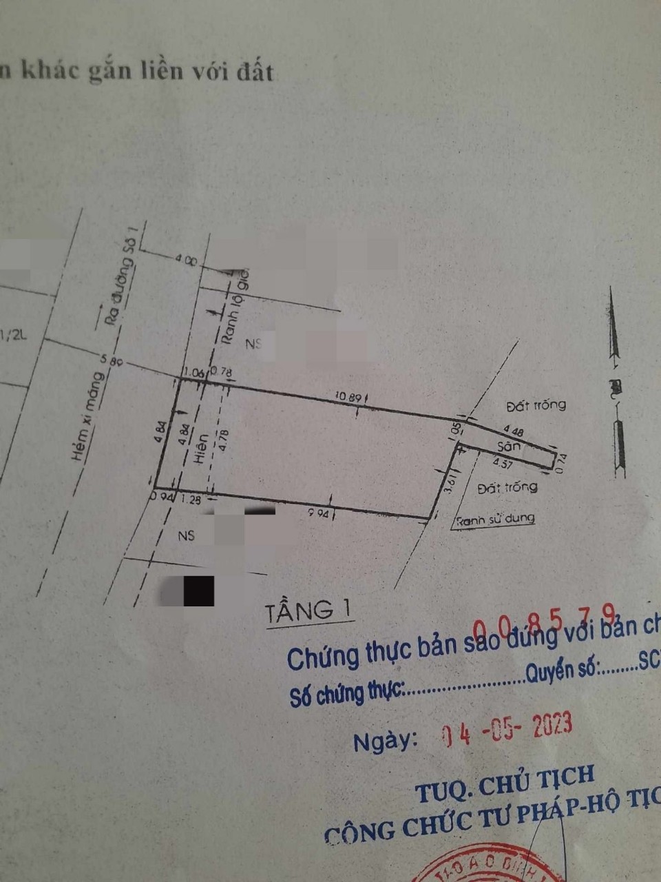 Bán nhà đường số 1 phường Tân Tạo A, 62m2 4.8x13 2 tầng 2 PN,2 WC giá 4.19 tỷ TL