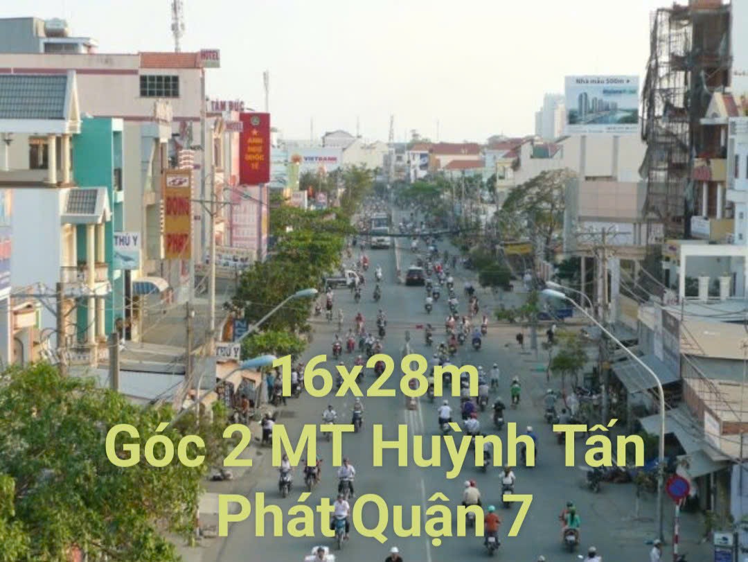 Bán giá tốt căn nhà góc 2 mặt tiền Huỳnh Tấn Phát - Quận 7 , 18x27m giá 47 ty