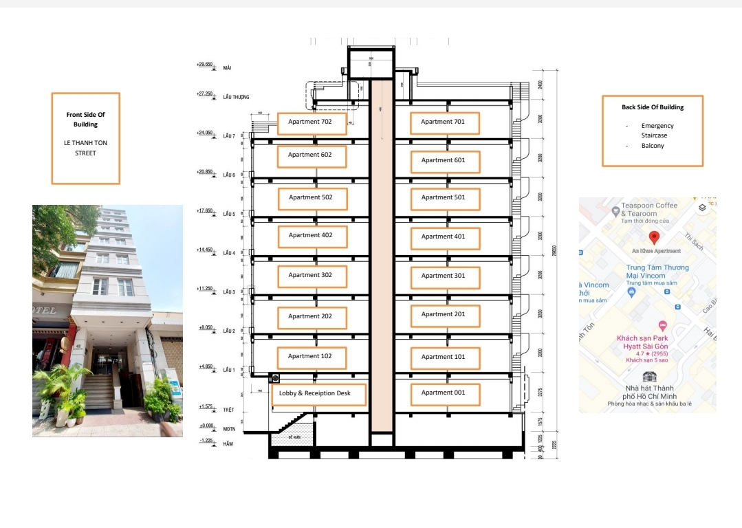 Bán nhà mặt tiền Lê Thánh Tôn Quận 1, DT: 4.4x21m, Hầm + 8 tầng + 15 CHDV