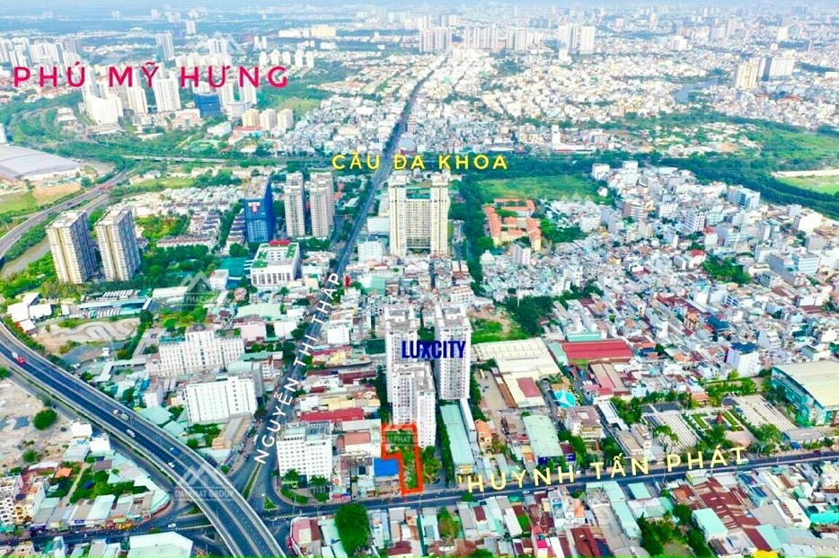Bán gấp nhà mặt tiền Huỳnh Tấn Phát P.Bình Thuận Q7 ngay kế góc Nguyễn Thị Thập, DTCN 1201m giá 165 tỷ