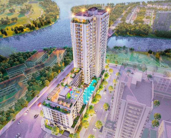 Dự án căn hộ đầu tiên và duy nhất tại khu The Crescent, view trực diện Hồ Bán Nguyệt, cầu Ánh Sao