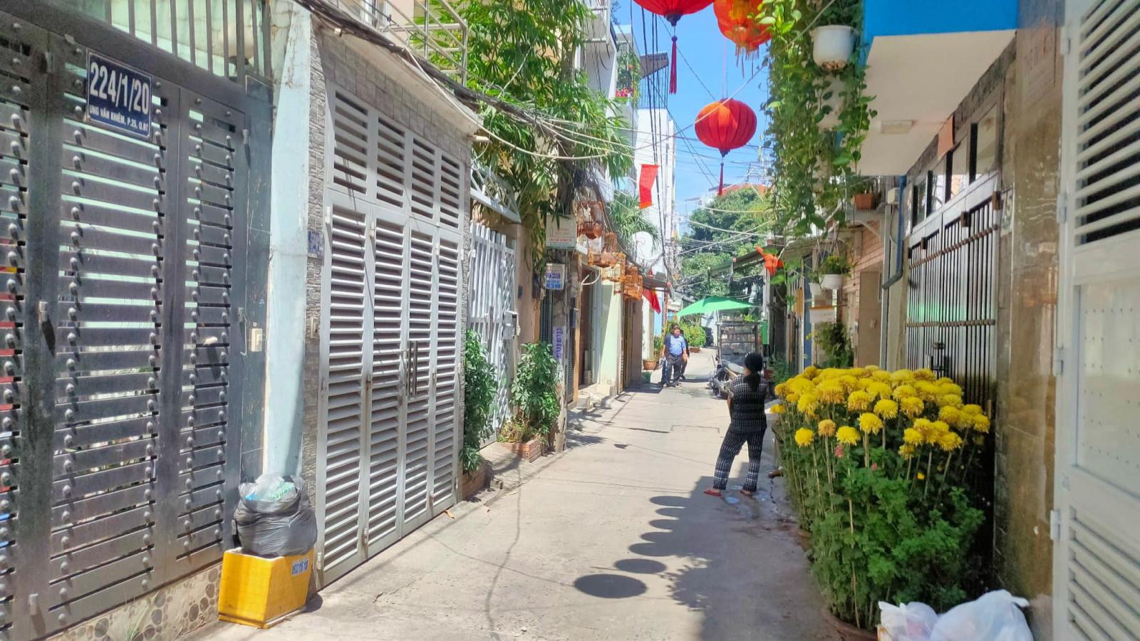 Bán nhà Đường Ung Văn Khiêm, Phường 25, Bình Thạnh, Tp.HCM diện tích 44m2  giá 7,99 Tỷ