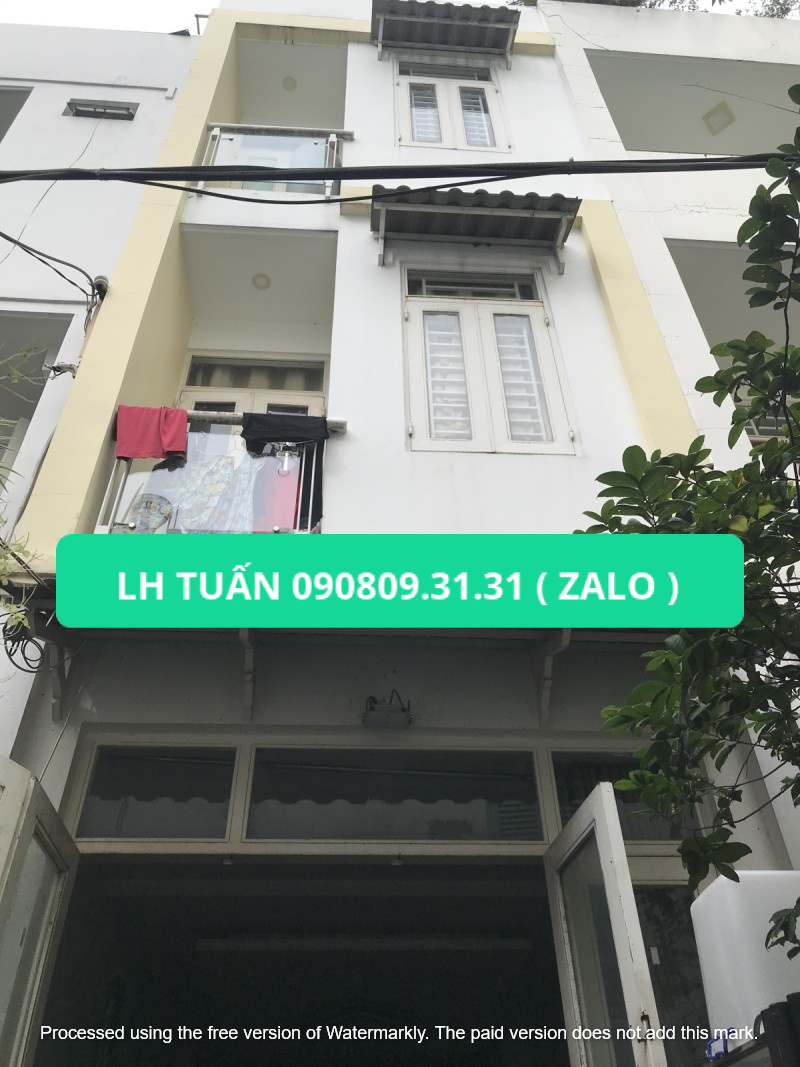 3131- Bán Nhà P1 Phú Nhuận Cô Bắc 42M2 , 4 Tầng BTCT , 5PN Giá 4 tỷ 9