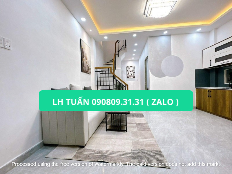 3131- Bán Nhà P15 Phú Nhuận Huỳnh Văn Bánh 40m2 , 2 Tầng , 3 PN Giá 4 tỷ 4