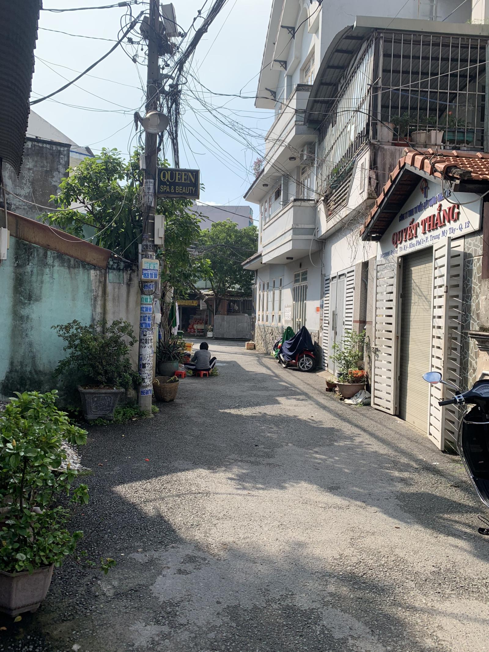 Nhà quận 12,ngang 10m, hẻm thông Tô Ký, Nguyễn Ảnh Thủ 