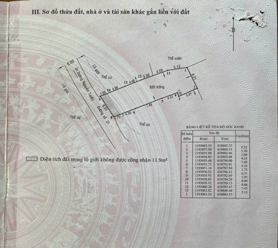 Bán đất thổ cư mặt tiền đường 31, phường Bình Trưng Tây Quận 2 👉 đường ô tô dt 143m2 (6,2m x23m) ☎ 0903034123