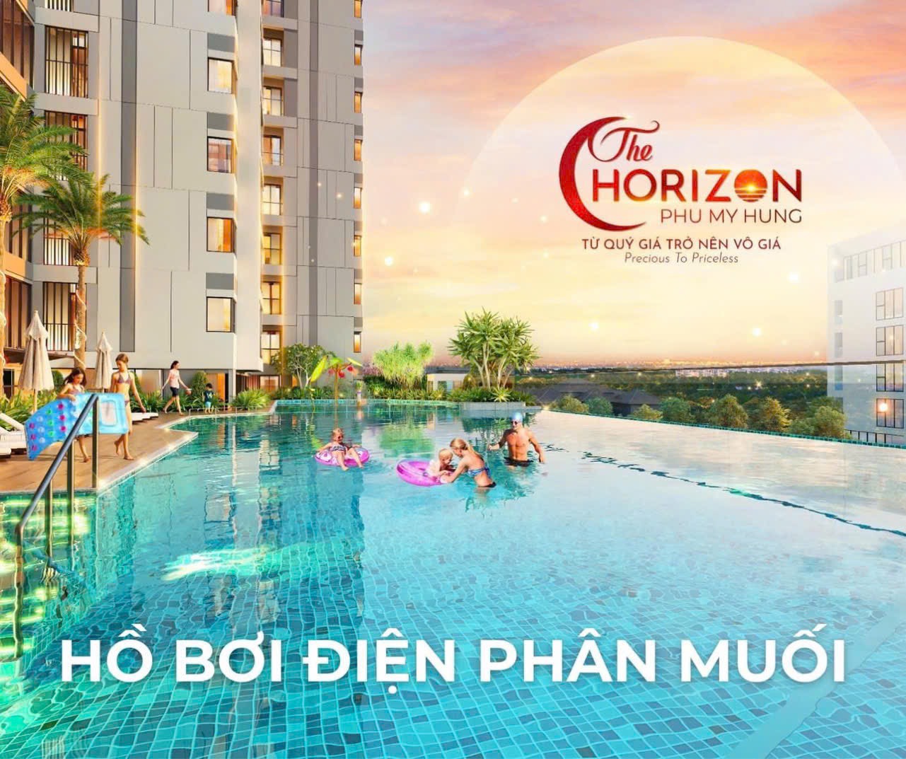 HỒ BƠI NƯỚC MẶN TẠI THE HORIZON PHÚ MỸ HƯNG. THAM QUAN NGAY 0901323786