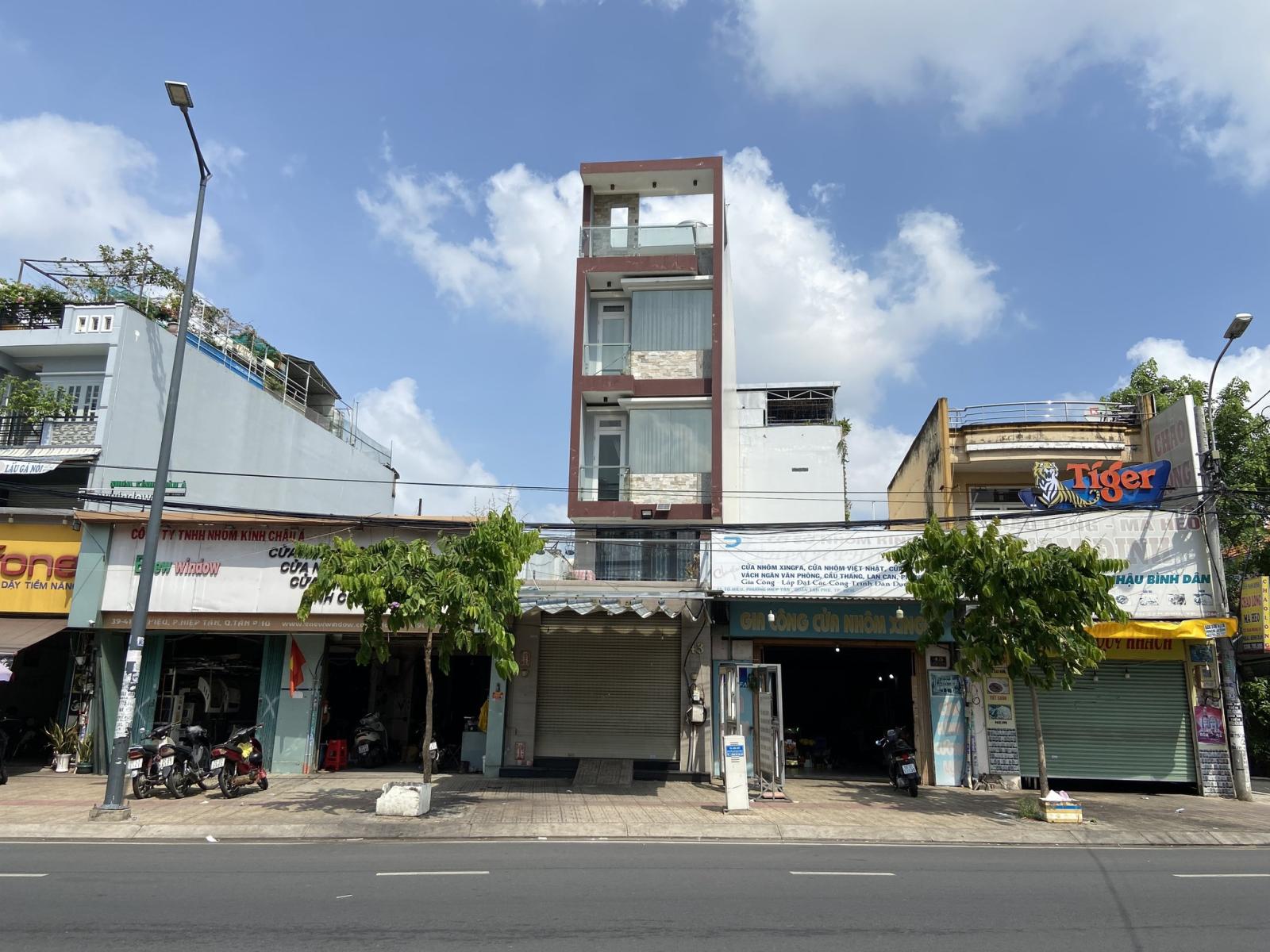 Mặt Tiền Tô Hiệu, Tân Phú, Nhà 3 lầu ST, DT 4x22m, Hướng Đông, giá 16 tỷ TL