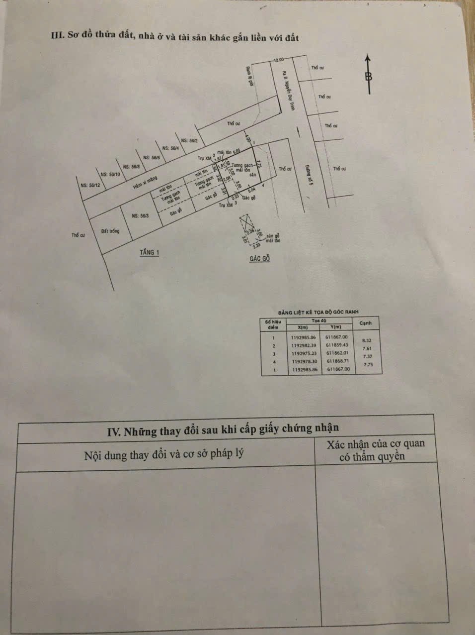 Bán đất thổ cư hẻm 56 đường số 5, Bình Trưng Đông Quận 2 Hẻm ô tô  4m cách Đường 42 tầm 70m - (7,37m x8,05m) Giá 5.3 tỷ 💥 0903034123