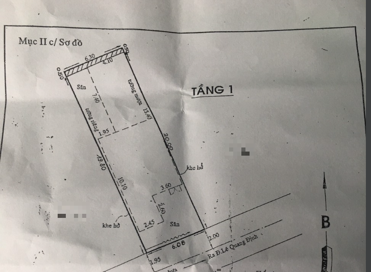 Nhỉnh 95tr/m2 - HXH QH12m Lê Quang Định, P5, Bình Thạnh; 6.3x21m, 11.9 tỷ 