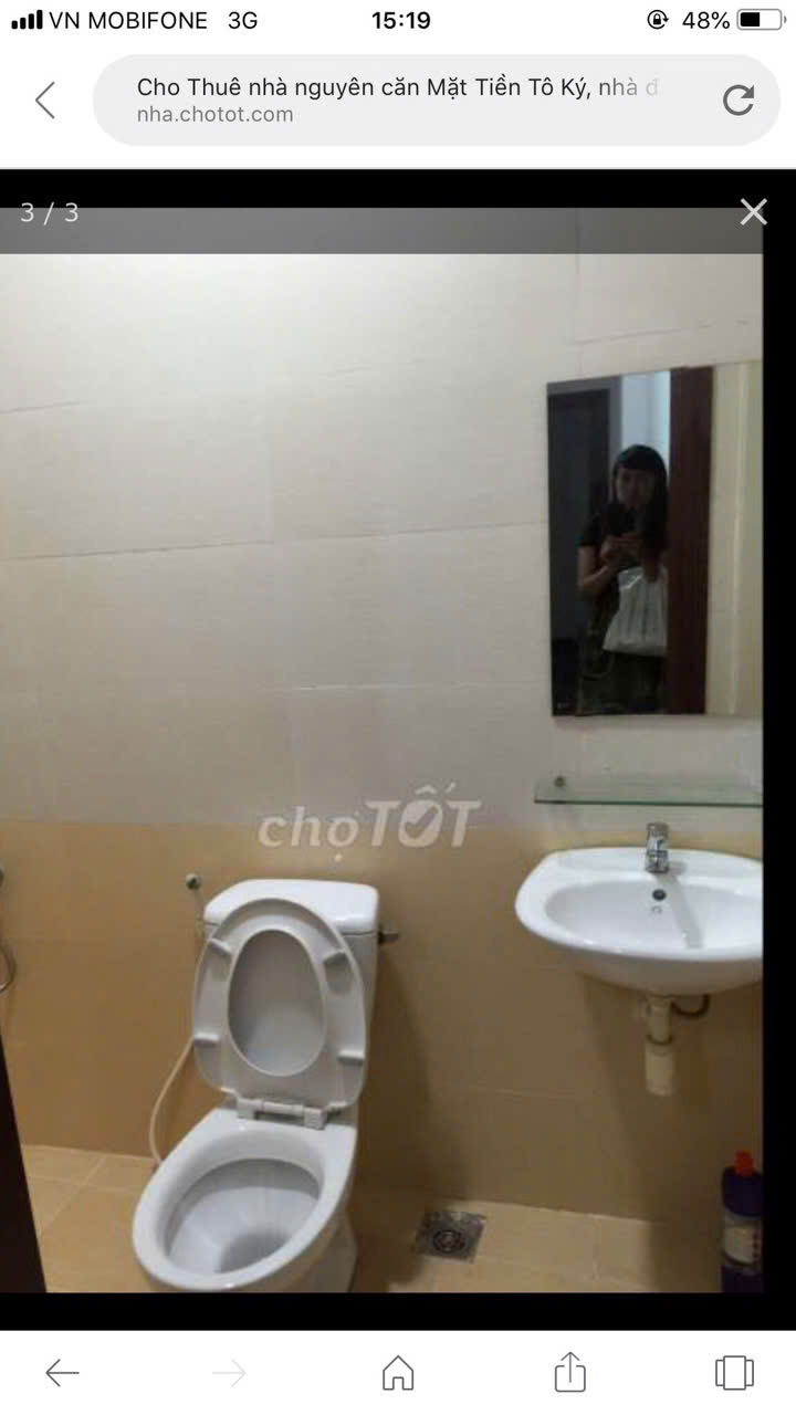 NHÀ MẶT TIỀN TÔ KÝ – HÓC MÔN – 1 TRỆT 1 LẦU – NGANG 5,5M