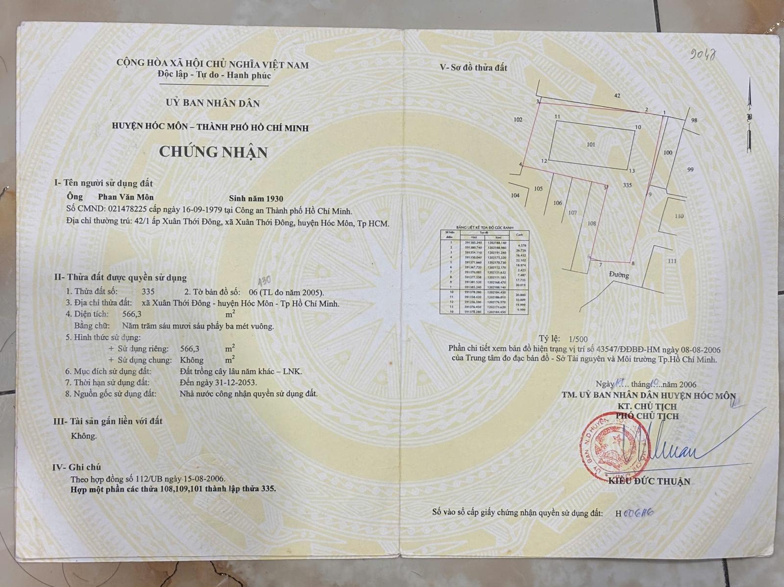 BIỆT THỰ 800m² TRẦN VĂN MƯỜI – GIÁ NGỘP CHỈ 10,5 TỶ – GIẢM SÂU