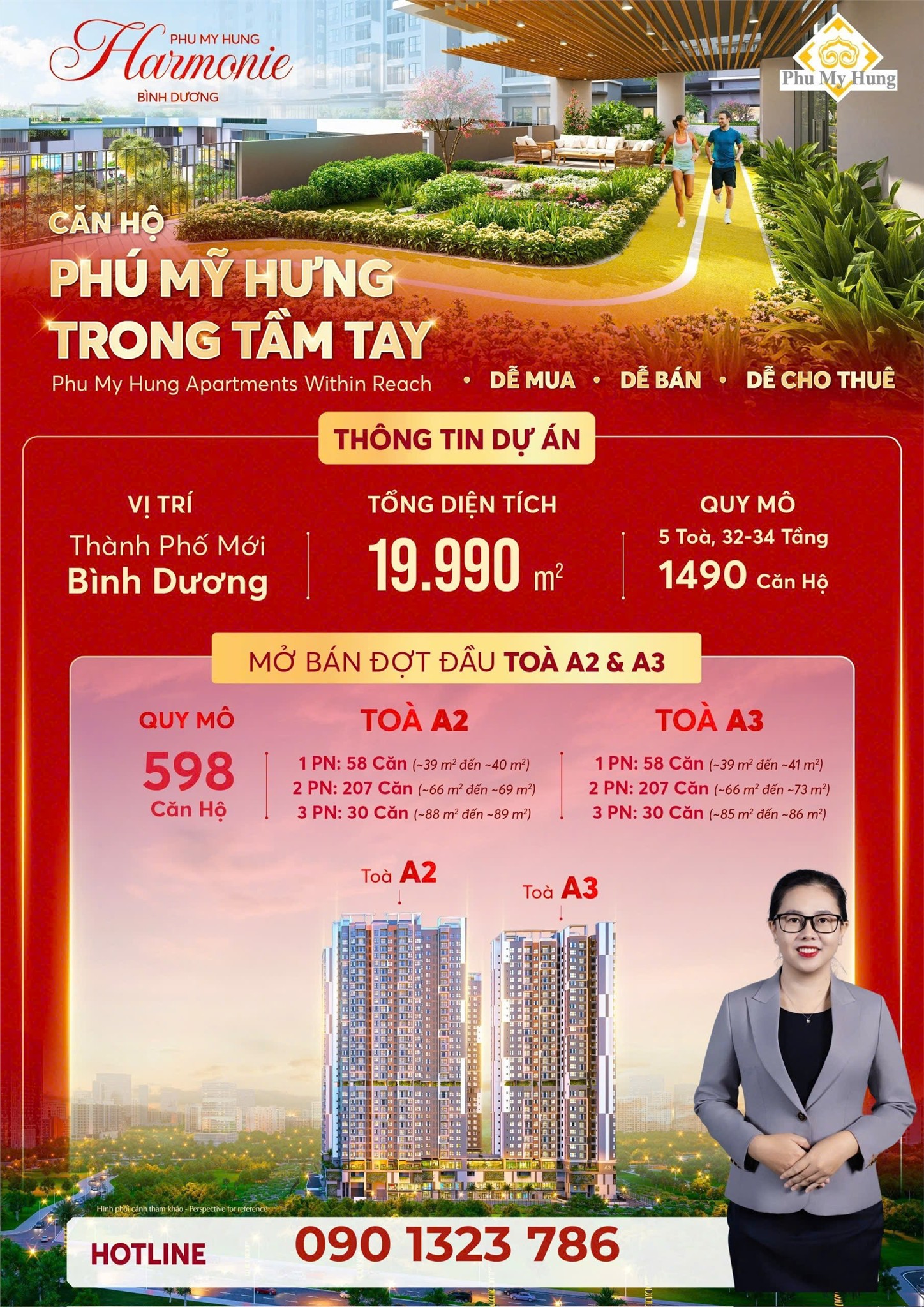 SỞ HỮU CĂN HỘ PHÚ MỸ HƯNG CHỈ TỪ 2 TỶ, GIỎ HÀNG GIAI ĐOẠN 1 THE HARMONIE PHÚ MỸ HƯNG, GỌI