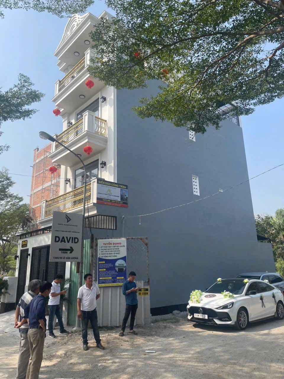 NHÀ PHỐ XÂY MỚI 5×16M – 4 MẶT THOÁNG – GẦN LÊ VĂN LƯƠNG, NHÀ BÈ - GIÁ RẺ