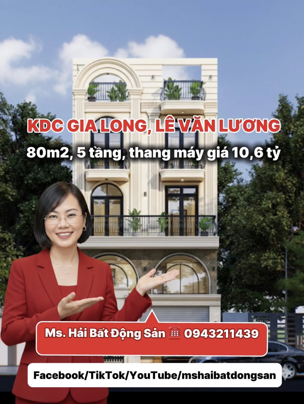 BIỆT THỰ PHỐ VEN SÔNG KDC GIA LONG – LÊ VĂN LƯƠNG, PHƯỚC KIỂN, NHÀ BÈ – CHỈ 10,6 TỶ