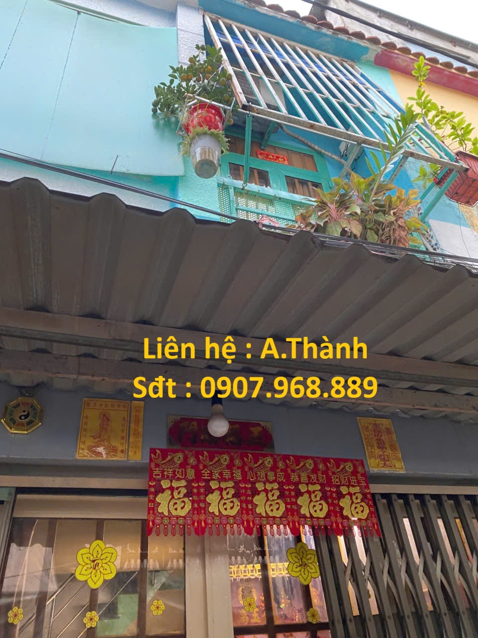 Bán nhà mới 3m35 x 5m, 1 lầu , 1 lửng ,Đường Phú Định , Phường 16 , Quận 8 