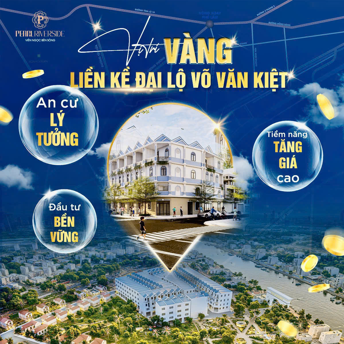 VIÊN NGỌC VEN SÔNG - DỰ ÁN NHÀ LIỀN KỀ PEARL RIVERSIDE