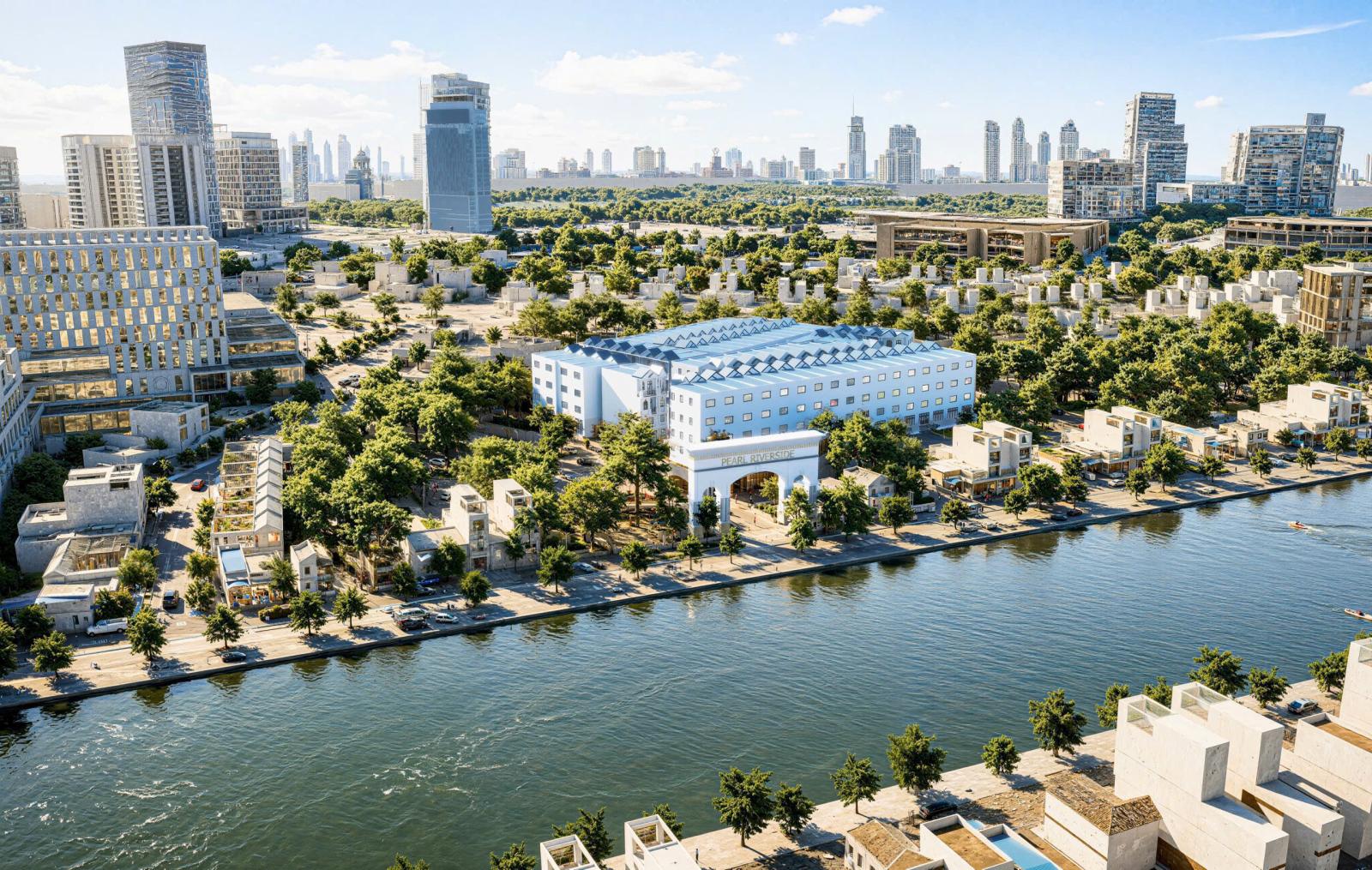 VIÊN NGỌC VEN SÔNG - DỰ ÁN NHÀ LIỀN KỀ PEARL RIVERSIDE