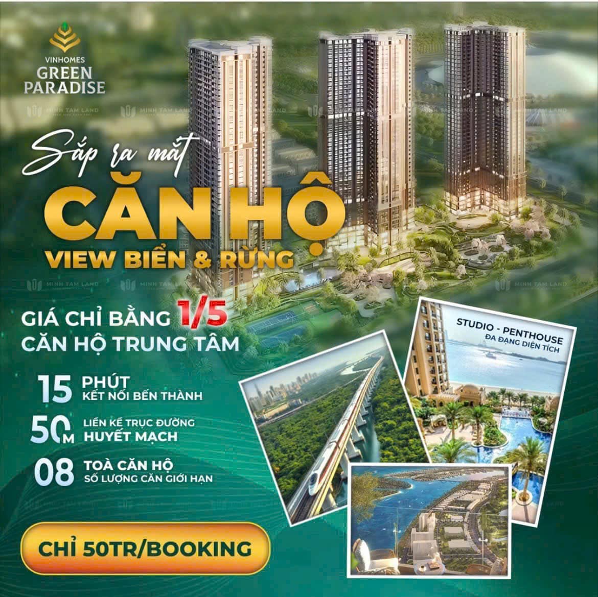 💥 VINHOMES CẦN GIỜ - CHÍNH THỨC NHẬN BOOKING CĂN HỘ CAO TẦNG MIK - ĐẶT CHỖ NGAY - SỐ LƯỢNG CÓ HẠN