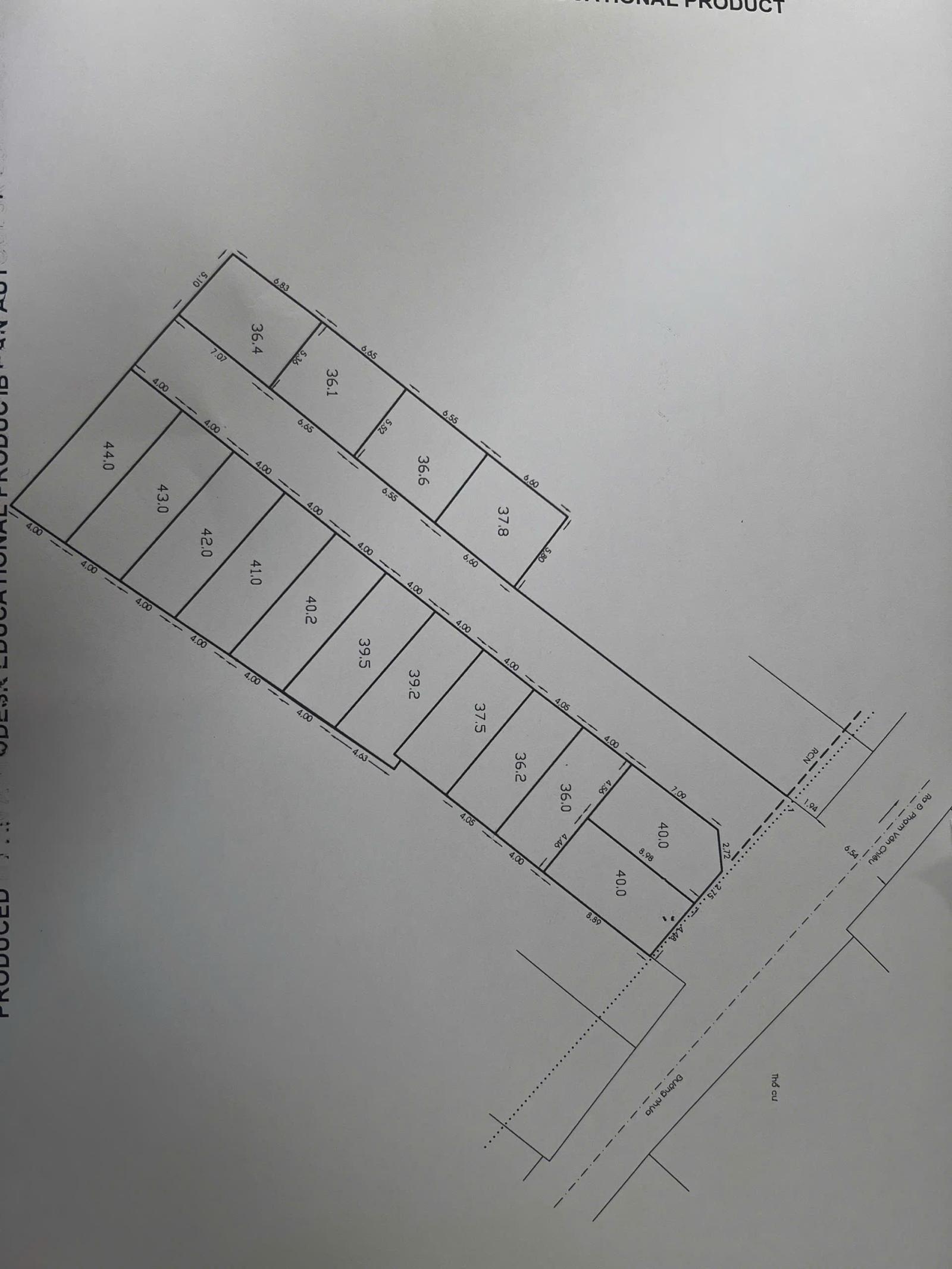 CẦN RA 16 LÔ ĐẤT NỀN F8 TỪ 5T2 ĐẾN 6,2T