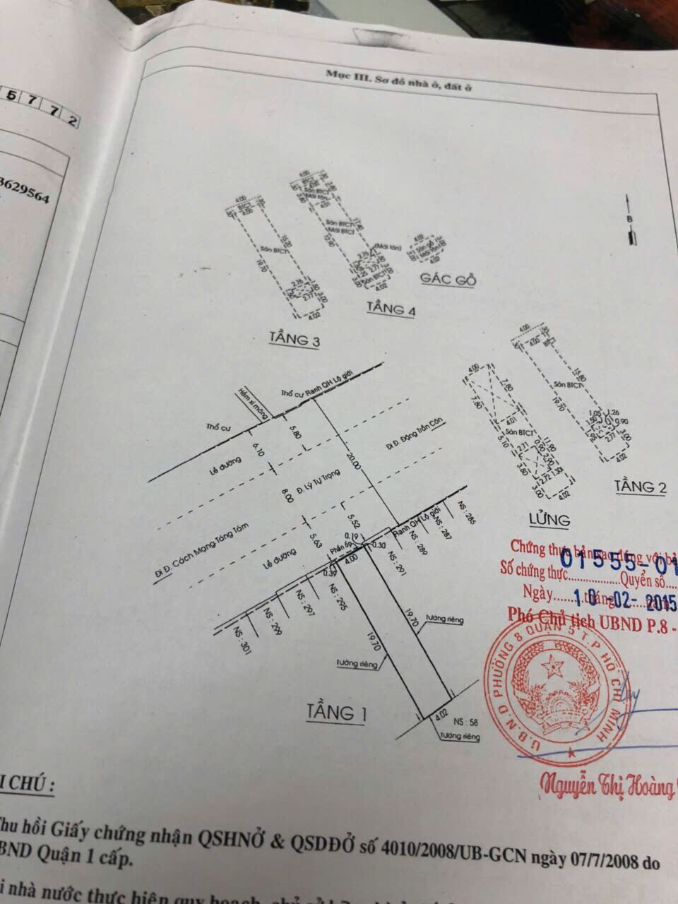 Bán tòa nhà mặt tiền Lý Tự Trọng Quận 1 – thuê 8.500 USD/tháng