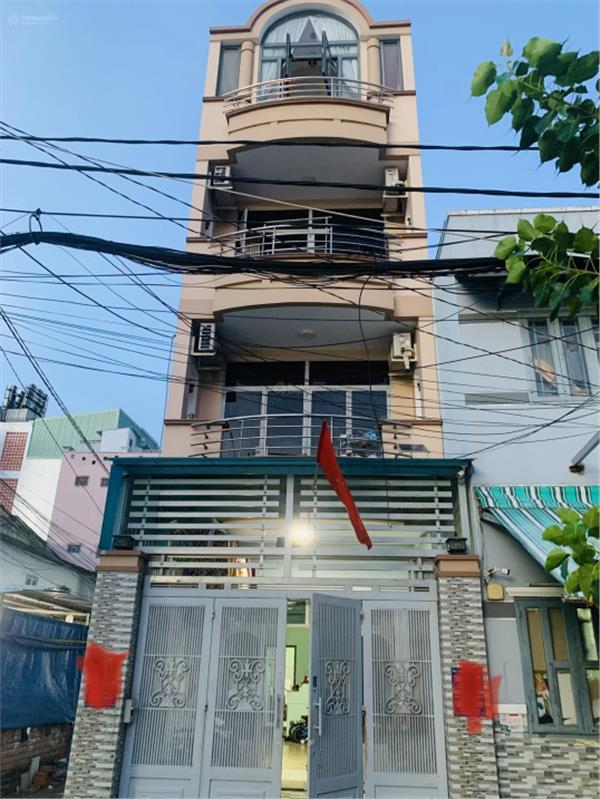 Bán Nhà Dương Quảng Hàm, P.5, GV - Phía sau Vincom Phan Văn Trị. DT: 4m x 20m trệt 3 lầu, giá 9,8