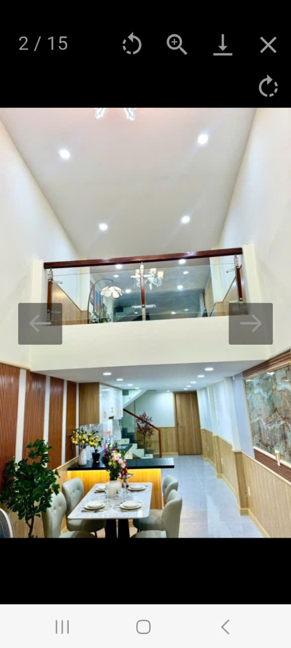 Nhà hẻm ba gác , 59m2 , 3 lầu , Bình Thạnh , giá 7.9 tỷ .