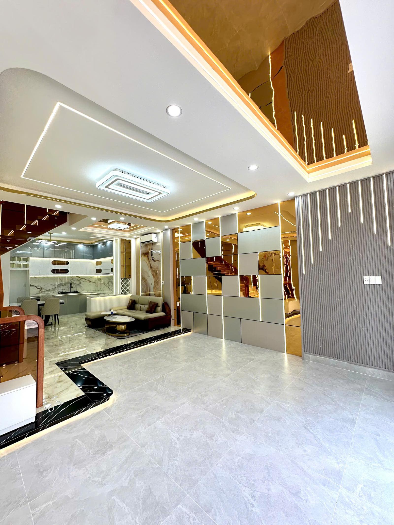 Q7 – NHÀ 4 TẦNG HẺM 5M -  NGAY NAM LONG, PHÚ THUẬN – Ô TÔ NGỦ TRONG NHÀ