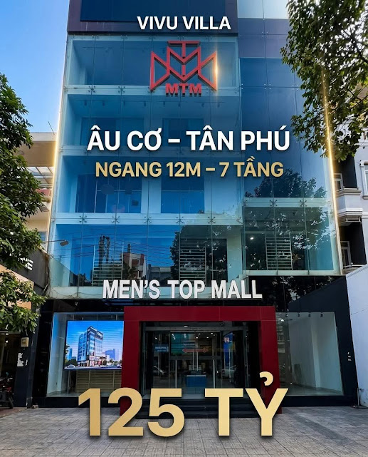 Tòa nhà 7 tầng mặt tiền 291-293-295-285/2 Âu Cơ, Phường Phú Trung, Quận Tân Phú