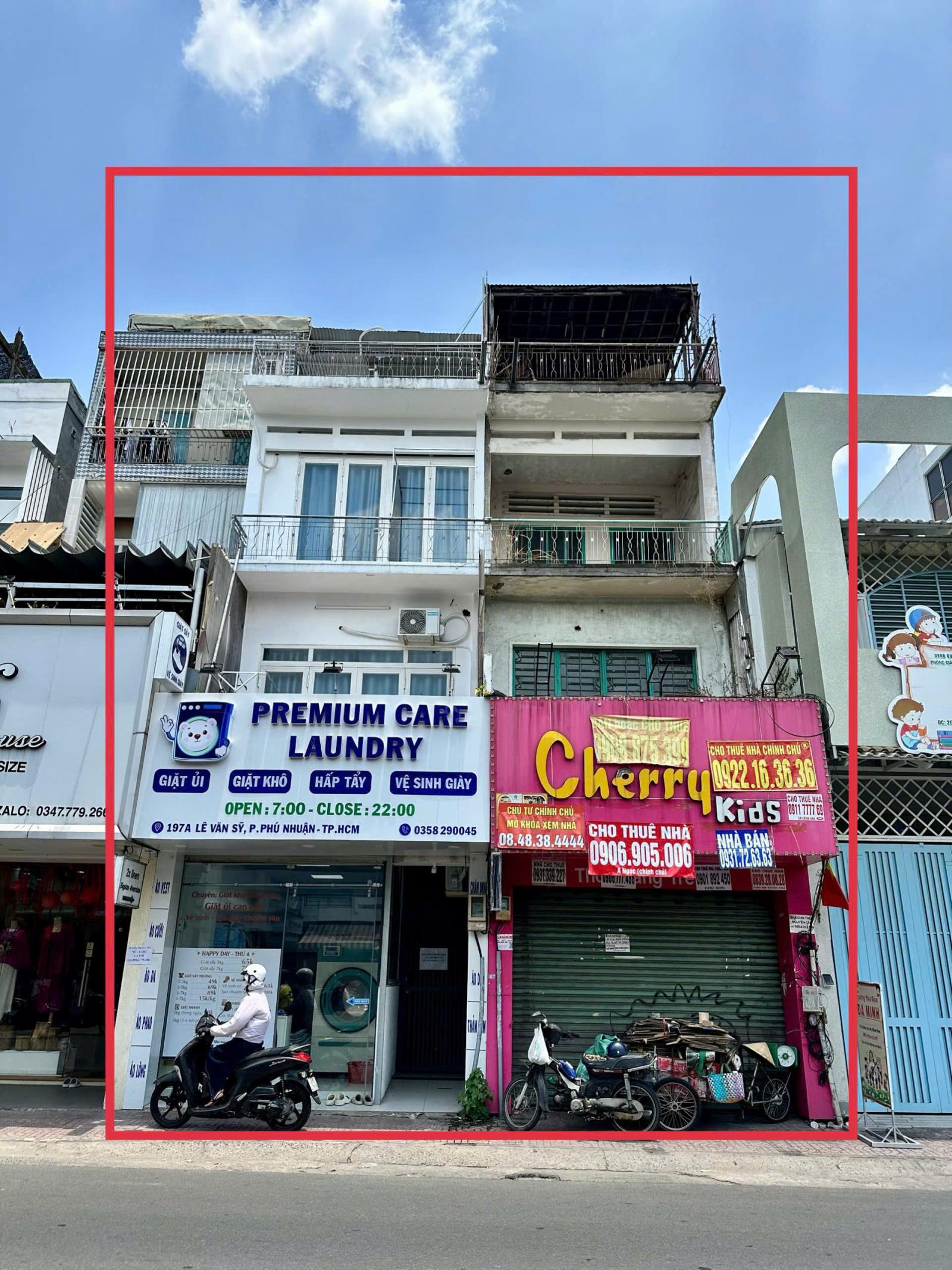 BÁN NHÀ SIÊU KHAN HIẾM MẶT TIỀN 197A-199 LÊ VĂN SỸ, PHÚ NHUẬN