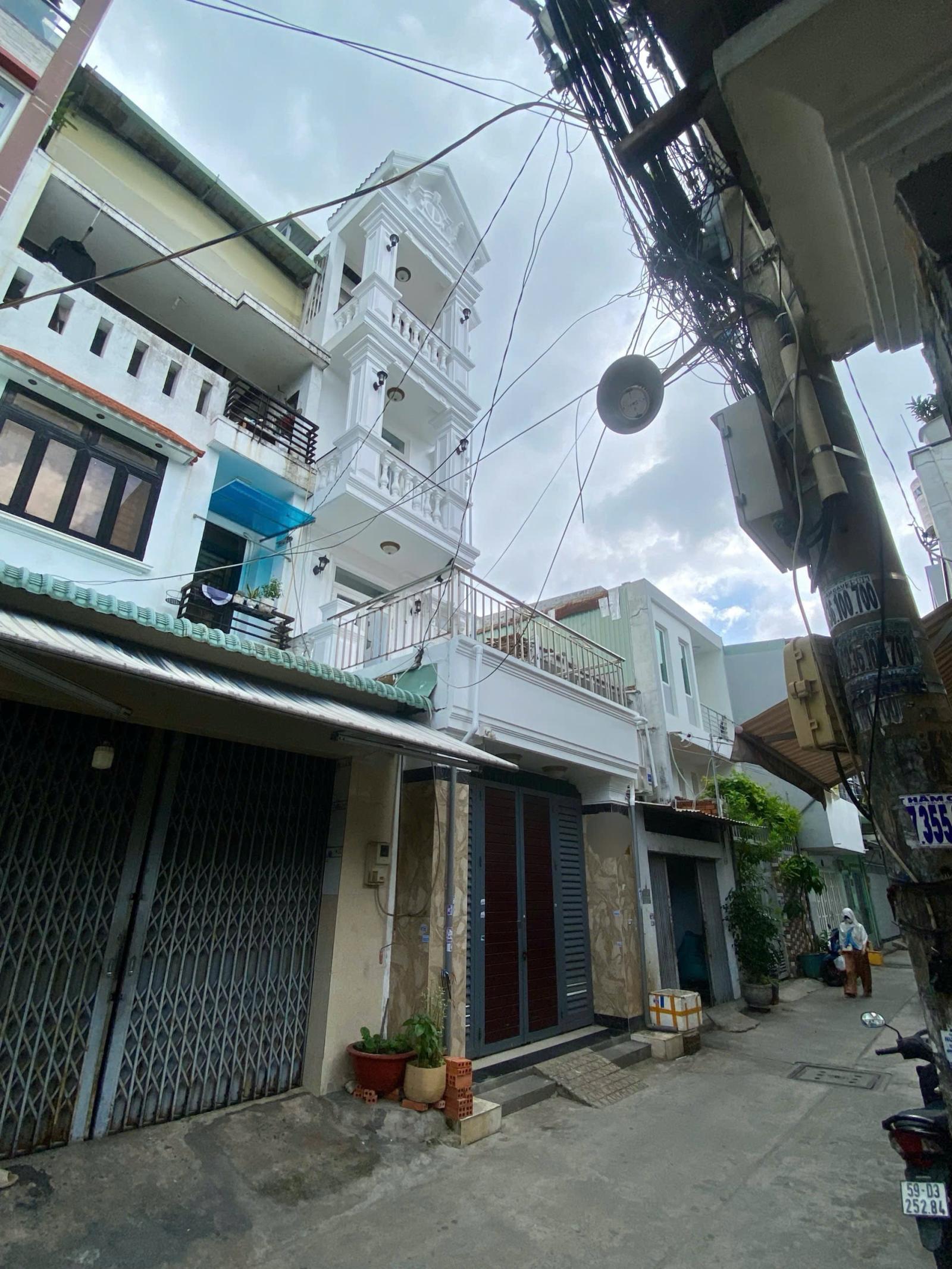 NHÀ MỚI 100% 4 TẦNG 72m² HXH - 5PN 6WC – GẦN AEON MALL TÂN PHÚ 