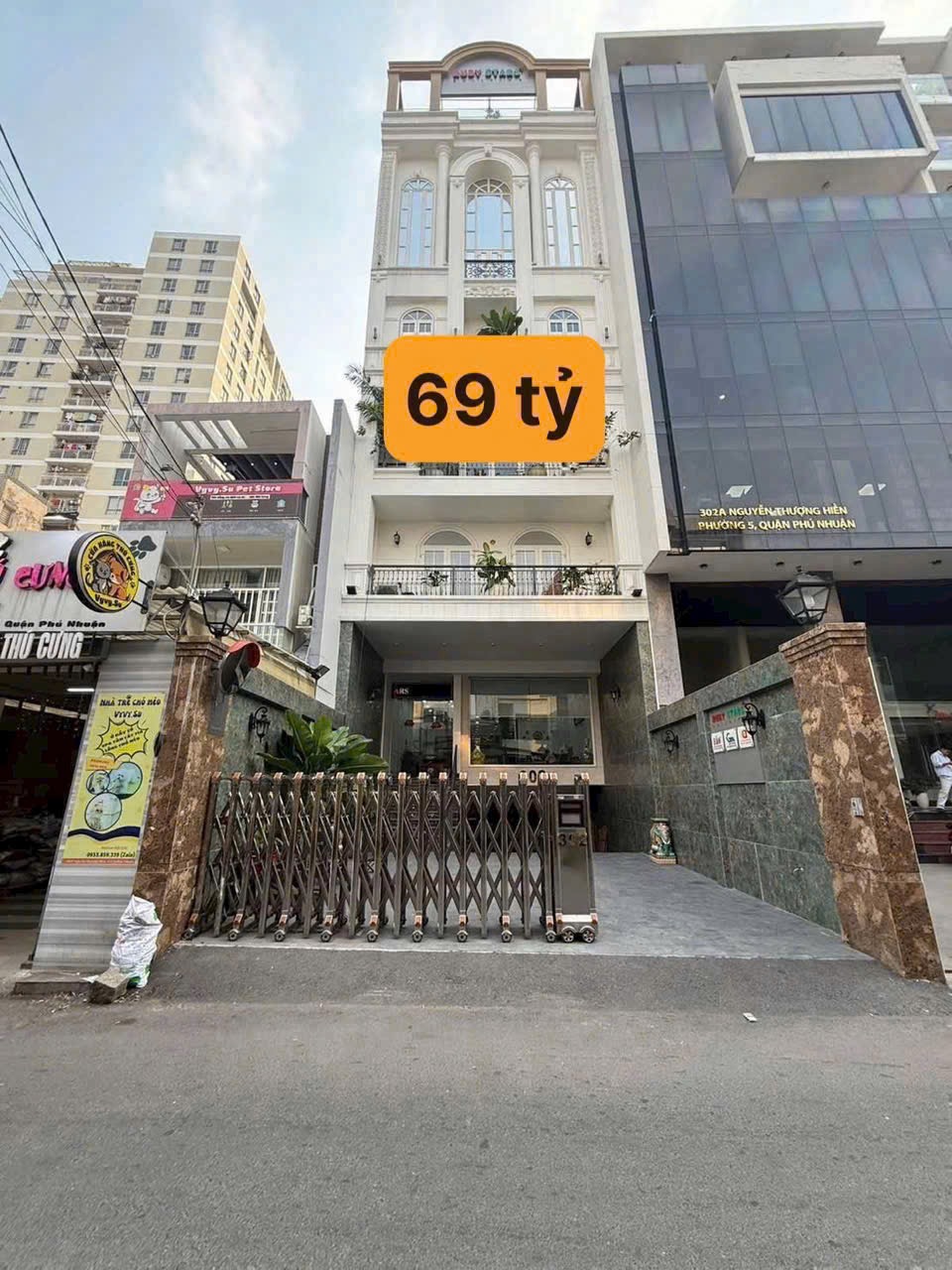 Bán toà nhà cao cấp ở phú nhuận