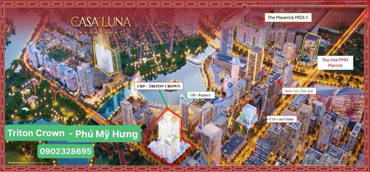 THAM QUAN DỰ ÁN TRITON CROWN PHÚ MỸ HƯNG